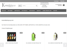 Tablet Screenshot of kosmetikshop-sp.com